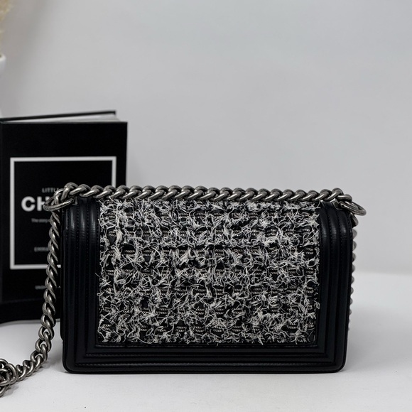 💯 💎Authentic💎CHANELl LeBoy Braided Tweed - Picture 7 of 12